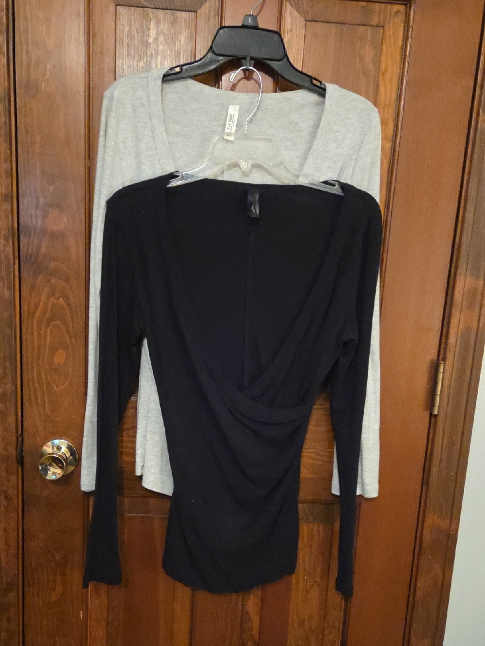 2- Pack Faux Wrap Tees Vintage Victoria's Secret